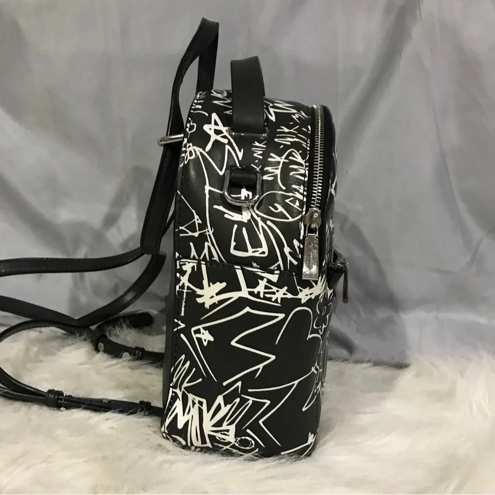 Michael Kors Graffiti Printed Backpack EUC
